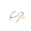 Accesorios para Pendientes de Acero Inoxidable con Forma de Q y U Europeos y Americanos Accesorios para Pendientes Estilo Ins Transfronterizo DIY Venta al por Mayor
