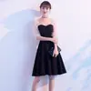 Vestido Negro de Noche 2026 para Mujer, Adecuado para Banquetes, Se Puede Usar Casual, Vestido Elegante para Mujeres Petites, Cumpleaños, Vestido de Graduación Estudiantil
