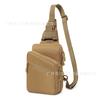 Bolso de pecho para hombre negro bolso de hombro moda viajero de negocios bolso de hombro simple bolso mensajero táctico transporte oculto