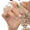 Producto terminado para uñas hecho a mano, venta al por mayor, conejito, manicura, ciervo, pegatinas para uñas postizas, producto terminado extraíble, gran oferta