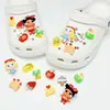 Charms de zapato de gato KT de dibujos animados de resina, flores artificiales, hebillas de zapato decorativas hechas a mano para DIY, accesorios de zapato tipo zueco de resina, desmontables