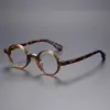 Popular Designer Sm56002 Armação Redonda Acetato Retrô Tartaruga Armação Pequena Redonda Tendência Óculos Armação de Óculos Lisa