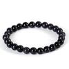 Pulsera de Cristal Blanco Natural de 8mm Pulsera de Piedras con Cuentas Cristal de Color Aventurina Verde Ágata Turquesa Pulsera Joyería Lote