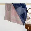 Pañuelo Cuadrado Pequeño de Algodón y Lino con Patrón de Espiga de Anacardo, Moderno y Versátil, Pañuelo Estilo Occidental, Chal para Mujer, Pañuelo de Seda con Cinturón