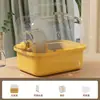 Gaiola para Hamster Urso Dourado Villa de Luxo Casa Pequena Transparente Barata Caixa de Criação para Hamster Levar Novo