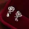 Procesamiento de Pendientes de Mujer Transfronterizos, Pendientes Populares de Douyin, Personalizados, de Moda, Sencillos y Modernos Pendientes para Mujer
