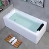 Bañera de Acrílico para Uso Doméstico, Doble Falda, Independiente, Apartamento Pequeño, Calefacción a Temperatura Constante, Luz de Siete Colores, Bañera de Hidromasaje con Burbujas y Masaje