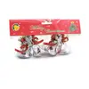 Campanas Decorativas Navideñas de 4.5 cm, Campanas de Plástico Galvanizado para Decoración Navideña, Adornos Colgantes para Árbol de Navidad, Accesorios Fabricante Mayorista