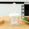 Cepillo de silicona para barbacoa, cepillo de aceite con botella, cepillo de cocina para panqueques, cepillo de aceite para el hogar, cepillo resistente a altas temperaturas, botella de miel, condimento, botella de aceite