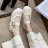 Zapatos Mary Jane estilo francés para mujer, nuevo modelo otoño 2026, combinados con faldas, zapatos bajos de piel, zapatos retro de estilo chino nuevo con punta redonda para mujer
