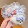 Lazo Creativo Lindo de Pingüino Pez de Dibujos Animados para el Cabello para Mujeres con Cabeza de Bola y Coleta Lateral Diadema Peluche Otoño e Invierno