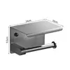Juego de Toallero Creativo de Lujo Ligero de Aleación de Zinc Personalizado, Toallero de Baño Gris Pistola, Accesorios de Baño