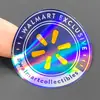 Suministro Directo de Fábrica de Etiquetas Adhesivas Lisas Láser con Logos Coloridos Impresos, Pegatinas Digitales, Papel Autoadhesivo Sellador, Antifalsificación
