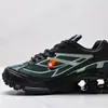 Zapatos Putian Shox Ride 2 Entrenamiento Alemán Samba Columna de Aire para Hombre y Mujer Suela Gruesa Aumenta la Altura Zapatillas Deportivas Casuales de Caña Baja para Correr