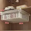 Estante Divisor de Cajones por Capas para Almacenamiento de Armario, Cesta Extraíble sin Clavos para Ropa y Pantalones, Caja de Almacenamiento para Gabinete