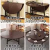Mesa Plegable Redonda para Espacios Pequeños, Mesa Redonda Apilable Multifuncional 70% de Descuento para Sala de Estar, Nueva Mesa de Comedor Plegable Engrosada