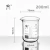Vaso de precipitados shuniu al por mayor tipo bajo resistente a alta temperatura borosilicato 100/250ml500ml1000ml vaso de precipitados