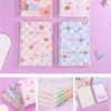 Caderno A5 Paisagem Caderno com Espiral Americano Diário de Alto Valor para Estudante Bloco de Notas para Escritório Caderno de Linha Horizontal