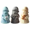 Jiahui Mei Velas Aromáticas de Papai Noel Transfronteiriças Molde de Silicone Vela Artesanal de Natal DIY Ornamento