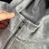 Sudadera con capucha y cremallera, gruesa, casual, nuevo estilo de otoño, corte holgado, cárdigan versátil, top liso para mujer