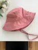 2026 Nuevo Estilo Ins Dulce Nicho Moda Sombrero de Sol con Diseño de Corbata y Lazo Estilo Coreano Sombrero de Pescador