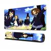 Mouse pad grande de anime para meninas, tapete para computador, laptop, com trava de borda, tapete para teclado, tapete de mesa grande para escritório