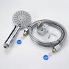 Fábrica de Xiamen fabricando ducha de mano de tres funciones accesorios de ducha cabezal de ducha ABS traje de ducha