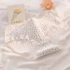Calcinhas Fofas de Morango com Laço para Mulheres, Estampadas de Cintura Média para Meninas, Cuecas Japonesas de Estudante, Cobrindo o Quadril, Finas e Respiráveis
