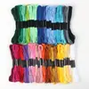 113 colores 6 hebras 8 metros alambre para envolver hilo para punto de cruz hilo de algodón hilo de seda hilo a juego alambre para envolver pasador de bricolaje hilo de bordar