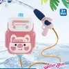 Pistola de Agua de Verano para Niños Personalizada de Fábrica, Nueva, Extraíble, con Mochila para Lucha Acuática en la Playa, Rociador de Agua, Juguetes de Rociador de Agua