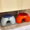 Taburete Pequeño Dopamina para Niños, Taburete de Baño Creativo, Taburete Caprichoso para Cambiarse los Zapatos en la Entrada, Esenciales para el Hogar