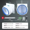 Suministros del Fabricante Válvula de Retención Transparente de Doble Vía, Accesorios de Ventilación para Campana Extractora de Cocina, Válvula Unidireccional, Válvula de Retención de Plástico