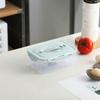 Venta Directa de Fábrica Caja Transparente para Conservar Frescura Caja Cuadrada Caja de Almacenamiento para Refrigerador con Tapa Lonchera Caja de Almacenamiento de Alimentos Dropshipping