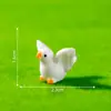 Muñeco de Paloma Luminoso Creativo de Nuevo Producto Transfronterizo Decoración DIY Accesorios para Colgar Paisaje en Miniatura Adornos Miniatura