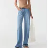 Uni Recomienda Altamente Jeans Casuales Rectos Sueltos, Transpirables, de Algodón Lyocell, Modernos y Ligeros