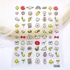 Lindos Pegatinas de Arte para Uñas de Conejo de Dibujos Animados con Lazo Corazón Flor en Relieve 5D Pegatinas Decorativas para Uñas de Diario DIY Ccd