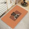 Alfombrilla de baño, alfombrilla suave absorbente de tierra de diatomeas, secado rápido, antideslizante, resistente al desgaste, felpudo lujoso para inodoro.