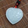Atacado de fábrica afegão Jade mandarim pato pingente em forma de coração pingente de jade adulto bebê jade pingente pulseira colar pingente de cauda