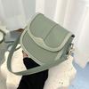 Bolso de hombro texturizado para mujer, bolso bandolera de diseño de nicho, bolso de sillín combinable, novedad de 2022