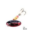 Sequin Compuesto Rotatorio Transfronterizo Metal Biónico Luya Agua Salada Fresca Luya Sequin Pescado Mandarín Señuelo para Salmón