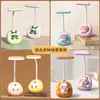 Lámpara de Escritorio Protectora para Ojos de Mascota Linda de Dibujos Animados Ajuste Flexible de Manguera Escritorio Dormitorio Lámpara de Escritorio Protectora para Ojos Oficina Estudiante Luz Nocturna