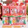 Conjunto de 7 peças de papelaria infantil para presente de Natal, conjunto fofo de borracha de texto para crianças da escola primária, apontador de lápis, conjunto de lápis para presente