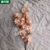 Ramas de flor de cerezo artificial ignífugas, decoración suave para interiores, adornos de techo, guirnaldas falsas de flor de cerezo, venta al por mayor para decoración de bodas y eventos