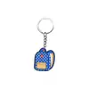 Temporada de Regreso a Clases Colgante Llavero Pvc Goma Blanda DIY Hebilla Decoración Mochila Temporada de Regreso a Clases Llavero Regalo Amazon