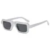 Gafas de Sol Cuadradas Tridimensionales Estilo Europeo y Americano, Anti-UV, Gama Alta, Modernas, Personalizadas Estilo Pasarela para Mujer