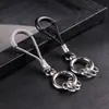 Llavero Universal de Metal DIY Colgante Creativo de Cuentas para Pareja Anillo Llavero Personalizado Cadena de Llaves Regalo de Nicho