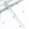 Versão coreana criativa de caneta de cristal giratória grande caneta de diamante atacado logotipo para impressão escritório papelaria estudante caneta esferográfica de plástico