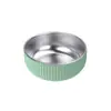 Ventas Directas de Fábrica Acero Inoxidable Silicona Vajilla Infantil Plato de Cena de Silicona Bol Tenedor Cuchara Babero Vajilla Set de Vajilla para Bebé