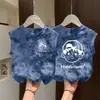 Chal para Niños Camiseta de Algodón Puro Tie-Dye Verano Sin Mangas Ropa Exterior 2026 Nuevo Estilo Camiseta para Niños Niños Top Elegante Moderno