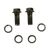 Tubo de aceite para freno de disco de 10 mm Tornillo de paso de aceite apto para ATV de 50cc-250cc vehículo todoterreno go-kart pocket bike